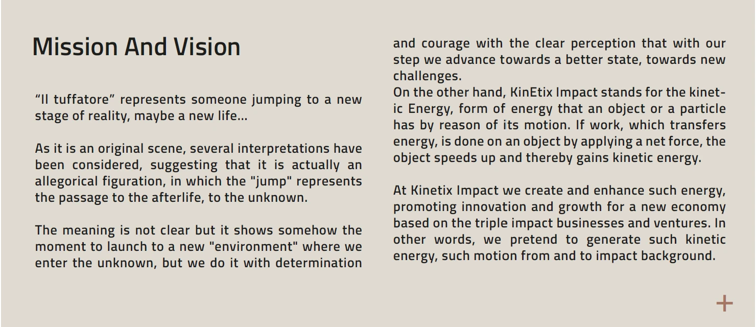 slider 2 kinetix impact mission and vision